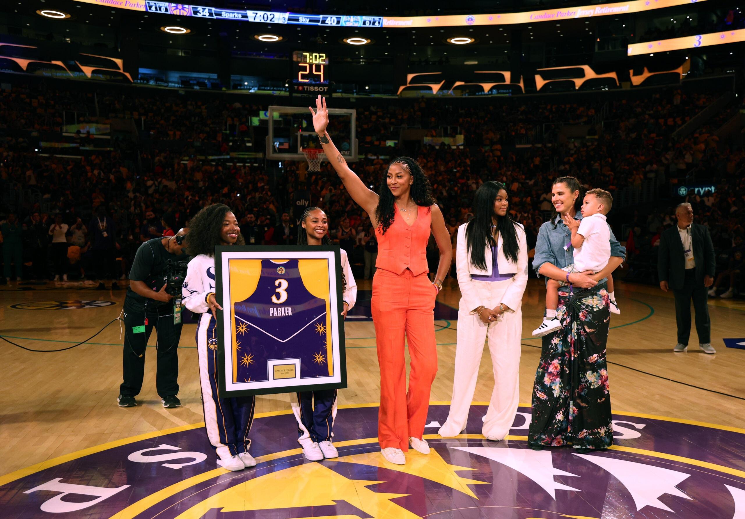 WNBA Commissioner Celebrates Historic Honor for Candace Parker
